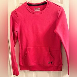 Under Armour Vibrant Pink Hoodie youth large